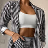 Women's Clothing Houndstooth Blazer 2 pc set