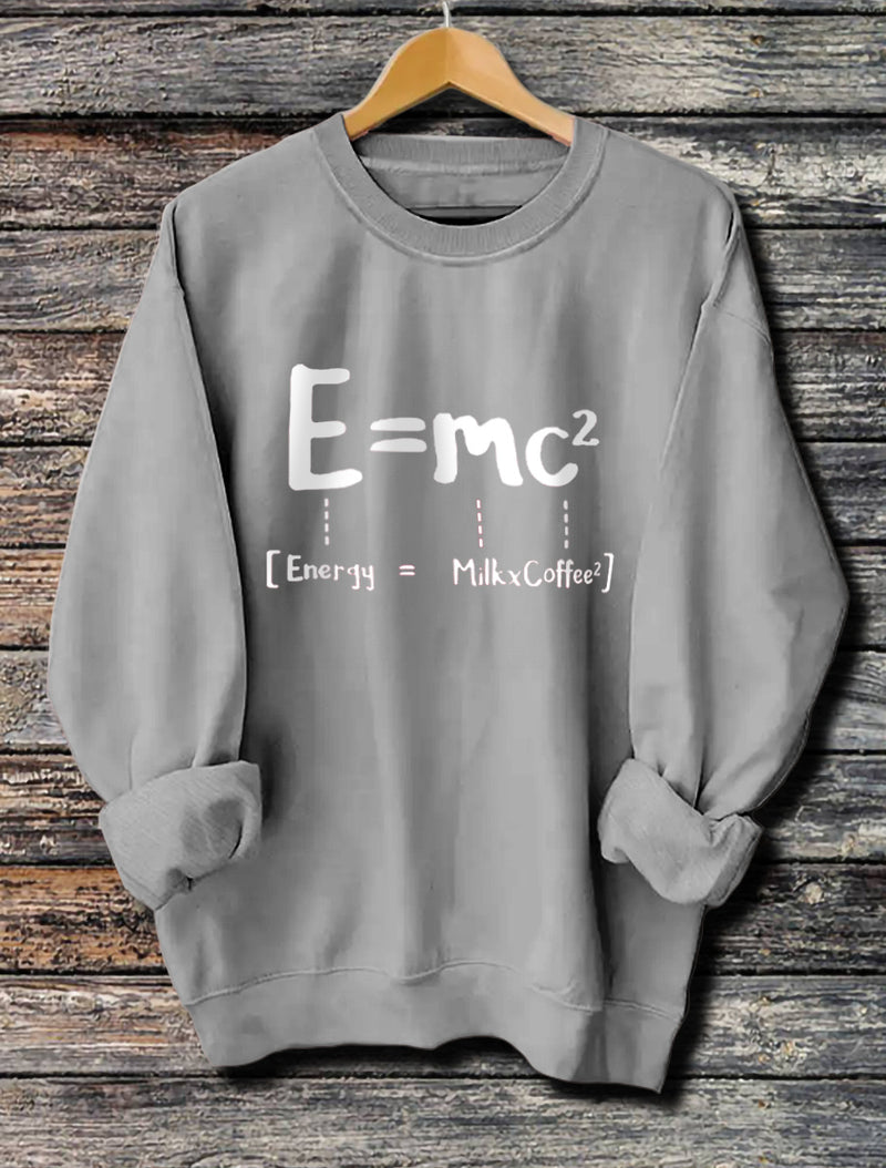 Women's Long Sleeved EMC Printed Sweater