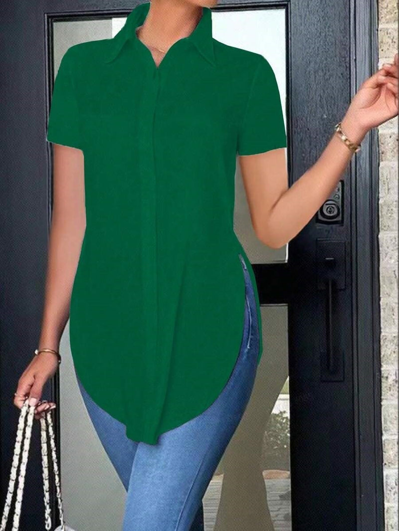 Woman’s Polo Collar Top