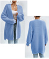 Sweater Medium Length Jacket Knitted Cardigan