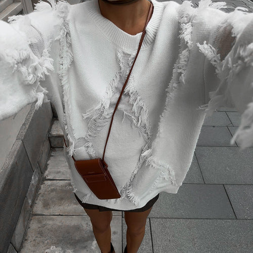 Women's Vintage Sweater Loose And Idle Knitted