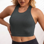 Seamless Thread Yoga Bra Exposed Navel