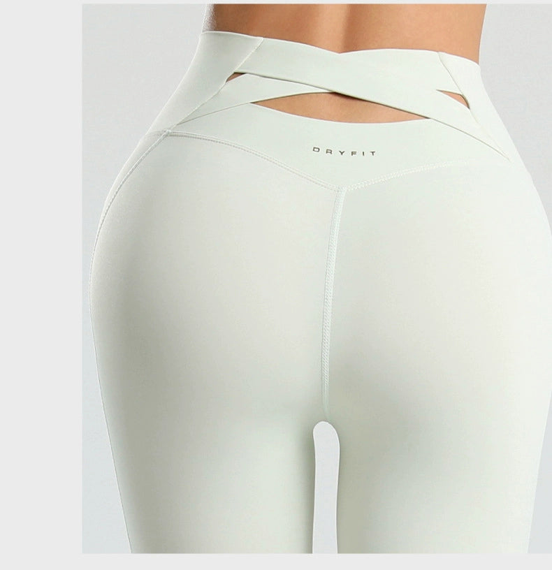 Cross High Waist Tummy Control Yoga Pants