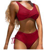 High Waist Swimsuit Split Two-piece Suit