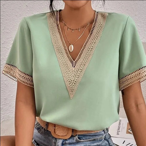 Womens Tops Blouses Chiffon Women Summer Tops