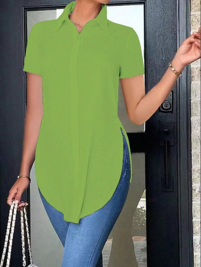 Woman’s Polo Collar Top