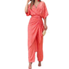 Tied V-neck Temperament Long Sleeve Leisure Suit