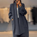 Knitted Cardigan Loose Pockets Sweater Coat