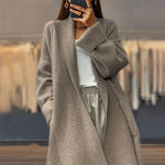 Knitted Cardigan Loose Pockets Sweater Coat