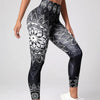 Ink Printing Yoga Skinny Pants