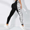 Tie-dye Seamless Yoga Pants Quick-drying Tight Belly Trimming Fitness Pants High Waist Hip Lift