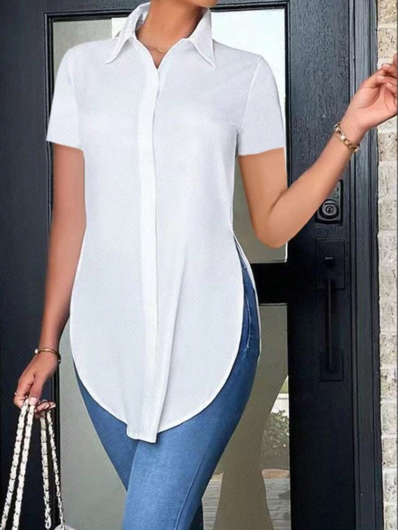 Woman’s Polo Collar Top