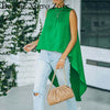 Top Chic Blouses Solid Plain Sleeveless